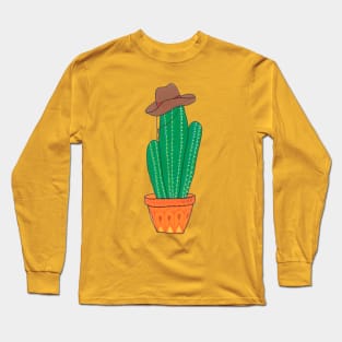 Cowboy Cactus Long Sleeve T-Shirt